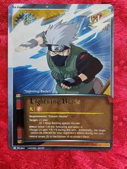 Naruto Collectible Card Game: Lightning Blade PR044 1st Edition Holo Promo - Image 1