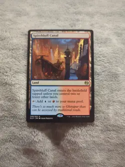 Magic the Gathering Spirebluff Canal Card Kaladesh (KLD) - Image 1