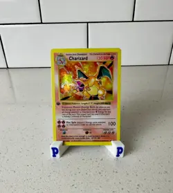 1st Edition Charizard 4/102 Base Set Holo Rare Pokemon Card - Image 1