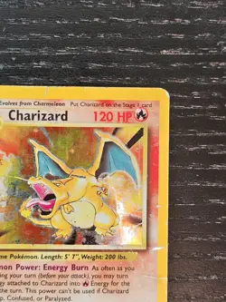 Charizard 4/102 Base Set Holo Rare Pokemon Card - Image 3