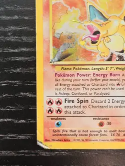 Charizard 4/102 Base Set Holo Rare Pokemon Card - Image 5