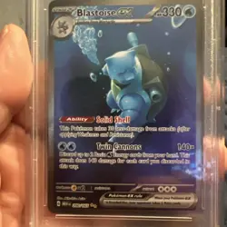 Pokemon 2023 Blastoise ex 200/165 Full Art SIR Scarlet & Violet 151 PSA 9 - Image 3