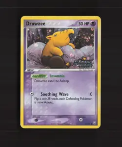 Drowzee 54/109 EX Team Rocket Returns Reverse Holo Stamped Pokemon Card LP - Image 1