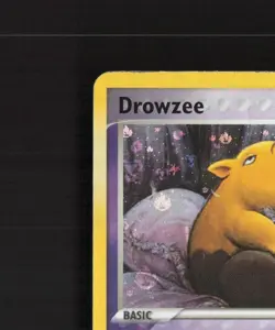 Drowzee 54/109 EX Team Rocket Returns Reverse Holo Stamped Pokemon Card LP - Image 3
