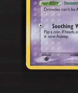 Drowzee 54/109 EX Team Rocket Returns Reverse Holo Stamped Pokemon Card LP - Image 5