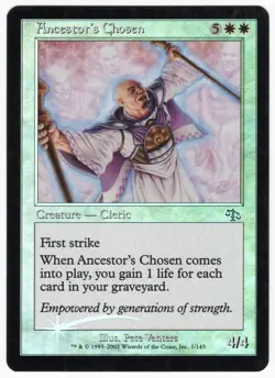 Ancestor's Chosen 2002 Judgment FOIL White Uncommon Creature MTG SP - NM AZ1 - Image 1