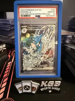 2024 POKEMON SVP EN SV BLACK STAR PROMO KINGDRA EX #131 PSA 10 - Image 1