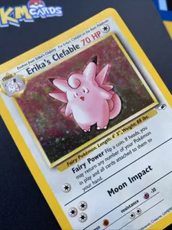 Pokemon TCG Erika’s Clefable Gym Heroes 3/132 Holo Rare LP. - Image 3
