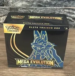 Pokemon TCG Mega Evolution Lucario Elite Trainer Box (ETB) SEALED - Image 1