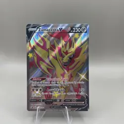 Pokemon TCG Zamazenta V (Shiny) Sword & Shield SWSH293 Holo Promo Promo - Image 1