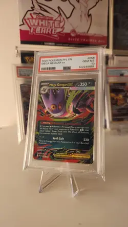 2025 POKEMON PFL EN-PHANTASMAL FLAMES #056 MEGA GENGAR EX PSA 10 - Image 1