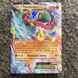 Pokemon TCG Hawlucha 63/111 XY - Furious Fists Holo Rare Basic Holo - Image 1