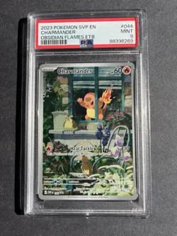 Pokemon TCG Charmander Promo Holo Sv: Scarlet & Violet #044 2023 English PSA 9 - Image 1