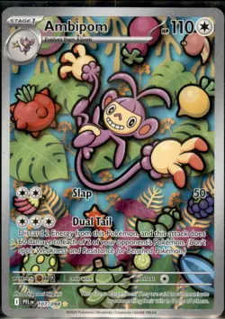 Pokemon Ambipom Phantasmal Flames #107/194 - Image 1