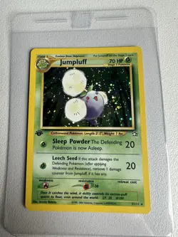 Jumpluff Holo Rare 1st Edition 7/111 Neo Genesis WOTC Vintage Pokemon MINT - Image 1