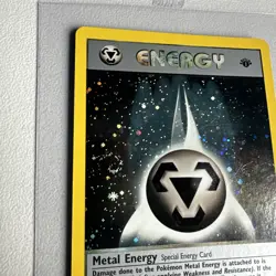 Metal Energy Holo Rare 1st Edition Neo Genesis WOTC Vintage Pokemon MINT SWIRL - Image 2
