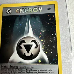Metal Energy Holo Rare 1st Edition Neo Genesis WOTC Vintage Pokemon MINT SWIRL - Image 3