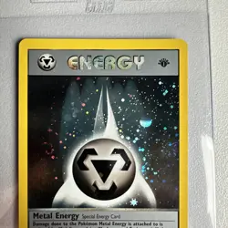 Metal Energy Holo Rare 1st Edition Neo Genesis WOTC Vintage Pokemon MINT SWIRL - Image 4