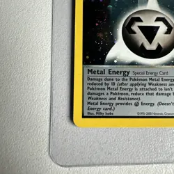 Metal Energy Holo Rare 1st Edition Neo Genesis WOTC Vintage Pokemon MINT SWIRL - Image 5