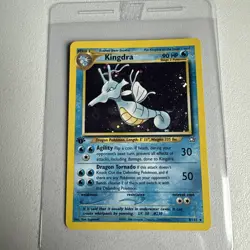 Kingdra Holo Rare 1st Edition Neo Genesis 8/111 WOTC Vintage Pokemon MINT - Image 1
