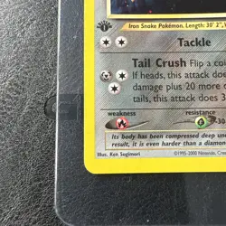 Steelix Holo Rare 1st Edition Neo Genesis 15/111 WOTC Vintage Pokemon - Image 2