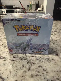 Pokemon TCG Sword & Shield Chilling Reign Booster Box Factory Sealed NEW - Image 1