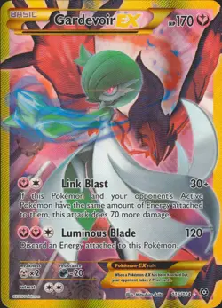 Gardevoir EX (Secret) 116/114 Secret Rare XY - Steam Siege Pokemon Card NM - Image 1