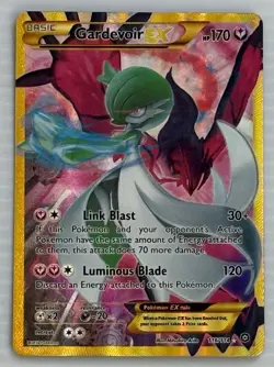 Pokemon Gardevoir EX 116/114 Secret Rare NM XY Steam Siege Gold Border - Image 1