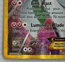 Pokemon Gardevoir EX 116/114 Secret Rare NM XY Steam Siege Gold Border - Image 5