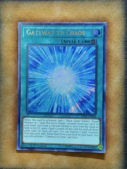 Yugioh Gateway to Chaos SHVA-EN058 Secret Rare 1st Ed MP - Image 1