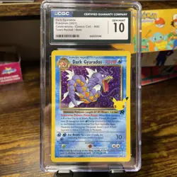 Pokemon TCG Dark Gyarados CGC GEM MINT 10 Celebrations-Classic Collection 8/82 - Image 1