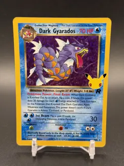 Dark Gyarados 8/82 Celebrations: Classic Collection Holo Pokemon TCG - Image 1
