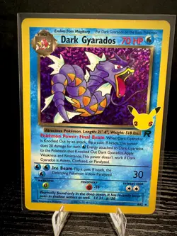 Dark Gyarados 8/82 Celebrations: Classic Collection Holo Pokemon TCG Card NM - Image 1