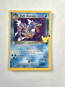 Pokemon Card TCG: Celebrations Classic Collection Dark Gyarados Holo 8/82 NM - Image 1
