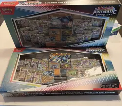 2x Pokemon TCG Prismatic Evolutions Lucario & Tyranitar EX Sealed - Image 1