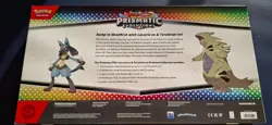 Pokemon TCG Prismatic Evolutions Lucario ex Tyranitar ex Premium Collection Seal - Image 2