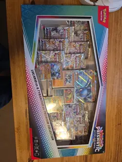 Pokemon TCG Prismatic Evolutions Lucario & Tyranitar EX Sealed Premium Coll 💎 - Image 1