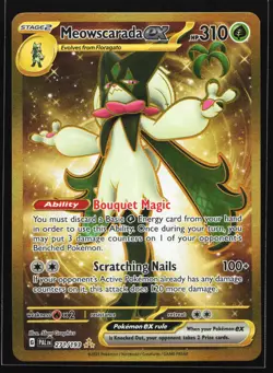 Meowscarada ex 271/193 SV02: Paldea Evolved Gold Hyper Rare Pokemon Card - Image 1