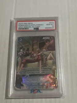 One Piece 500 Years In The Future Donquixote Doflamingo Special Alt Art PSA 10 - Image 1