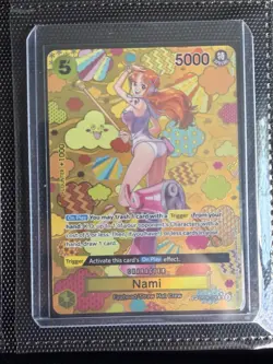 One Piece CCG Two Legends Nami Super Rare Alternate Art OP08-106 Mint - Image 1