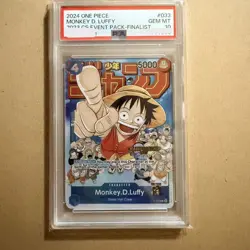 【Finalist ver】PSA10 Luffy 2023 CS Event Pack Finalist 2024 One Piece Promo GEMMT - Image 2