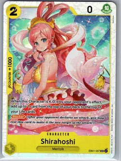 Shirahoshi EB01-057 SR English Memorial Collection - One Piece Card - NM - Image 1