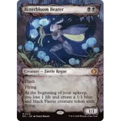 Bitterbloom Bearer (showcase) M/NM Magic: The Gathering MTG Lorwyn Eclipsed - Image 1