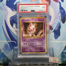 1998 Pokemon Mewtwo No.150 Japanese Vending Series 1 PSA 9 Mint #2512050 - Image 1