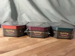 Sealed Pokemon TCG's Mighty Mysterious 2021 Mimikyu Snorlax Darkrai Tins Set 3 - Image 3