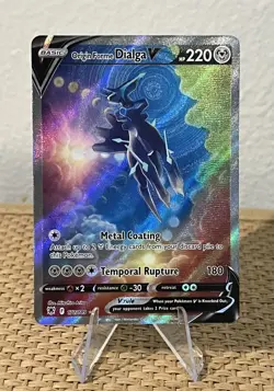 NM Origin Forme Dialga V 177/189 Astral Radiance Alternate Art Holo Pokemon Card - Image 1