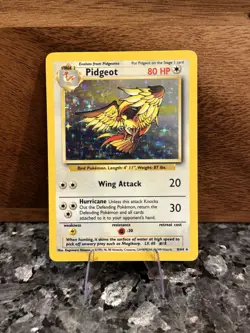 1999 Pokemon Pidgeot Jungle 8/64 Holo Rare No Set Symbol Error Rare SUPER CLEAN - Image 1