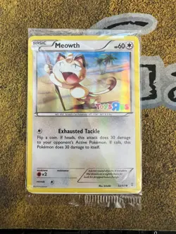 Pokemon SEALED Meowth 53/83 Toys R Us Promo Holofoil!! - Image 1