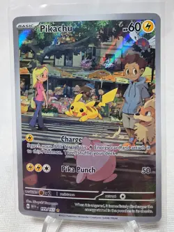 Pokemon Pikachu TCG Card 173/165 SV Scarlet & Violet 151 NM Condition - Image 1