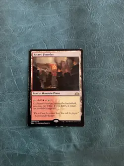Sacred Foundry Guilds of Ravnica Regular Land Rare MTG - Image 1
